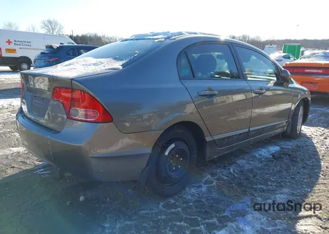 2007 Honda Civic Ex из США, поврежденный, VIN 1HGFA16897L088941